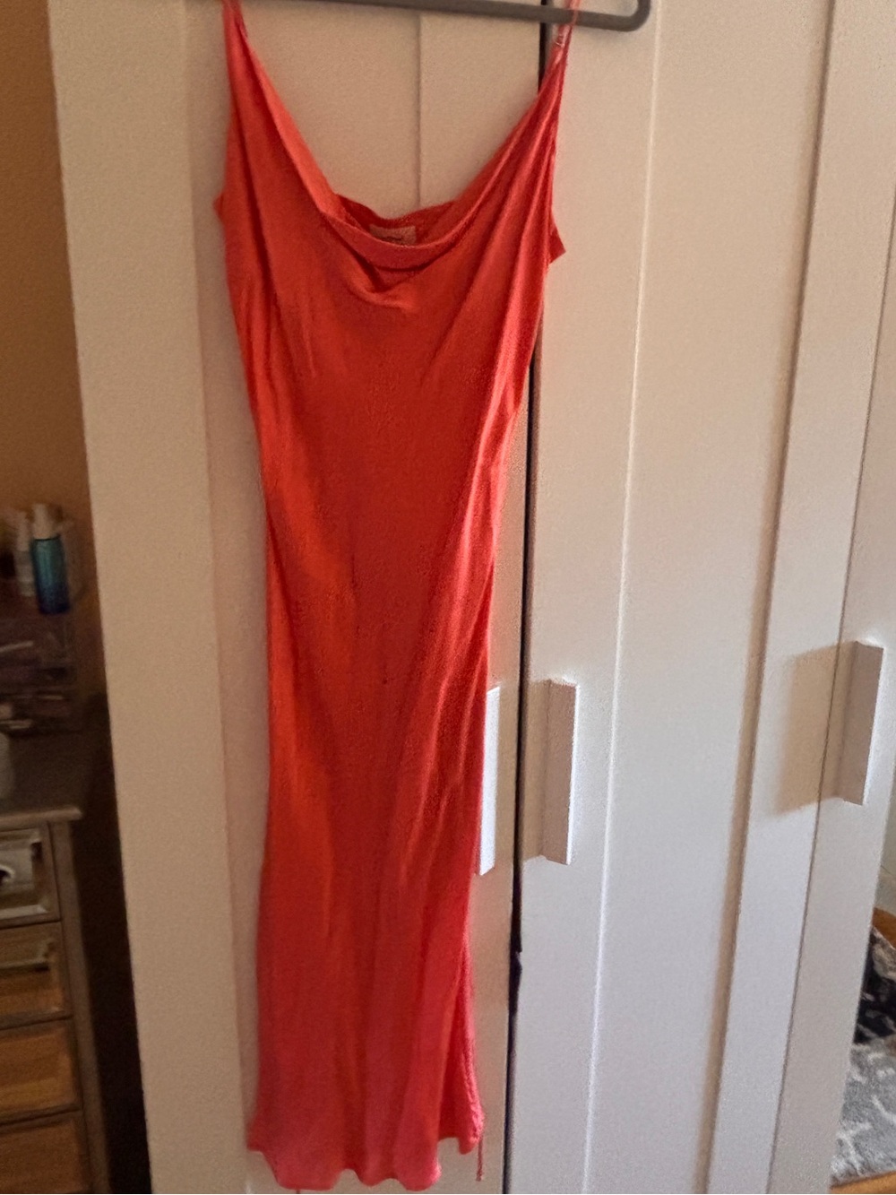 Aritzia Coral Cowl Midi Slip Dress  NWOT!
Can adjust on the sides to be shorter